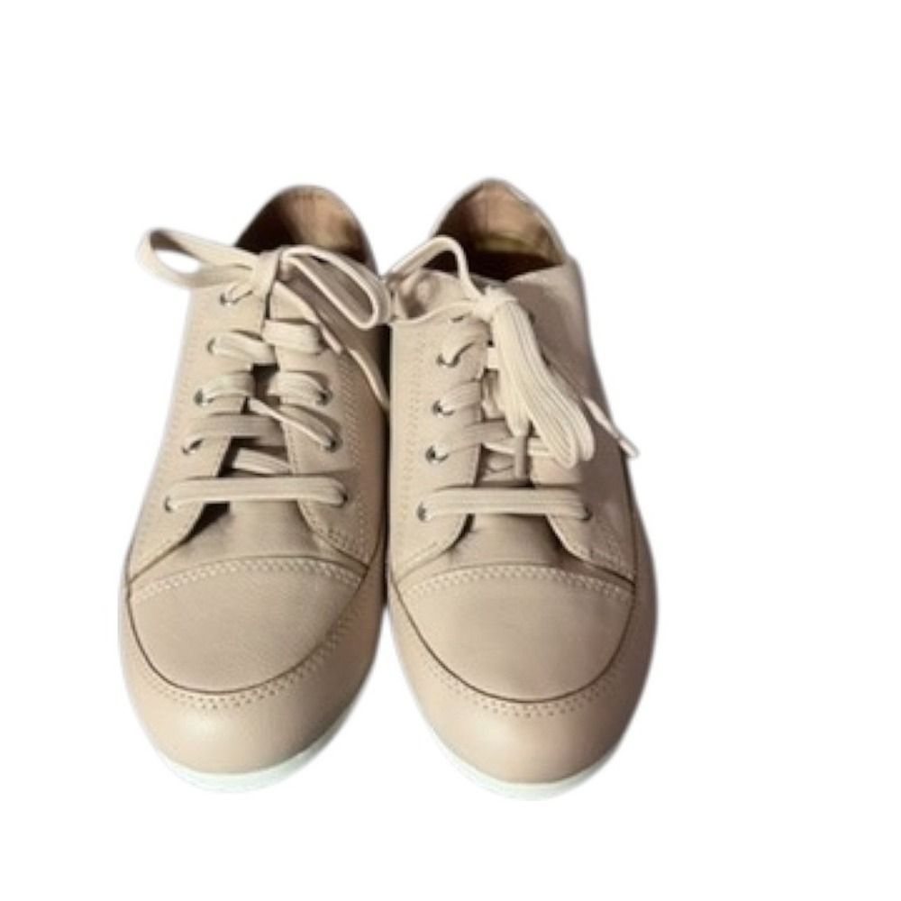 Linea Paolo Kammi Leather Lace-Up Sneaker Blush Women's Size 8